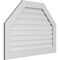 Ekena Millwork Octagonal Top Surface Mount PVC Gable Vent: Functional, w/ 3-1/2"W x 1"P Standard Frame, 42"W x 30"H GVPOT42X3001SF - alternate 2